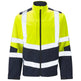 Supertouch Hi Vis 2 Tone Yellow Softshell Jacket