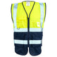 Supertouch Hi Vis Yellow 2 Tone Executive Vest