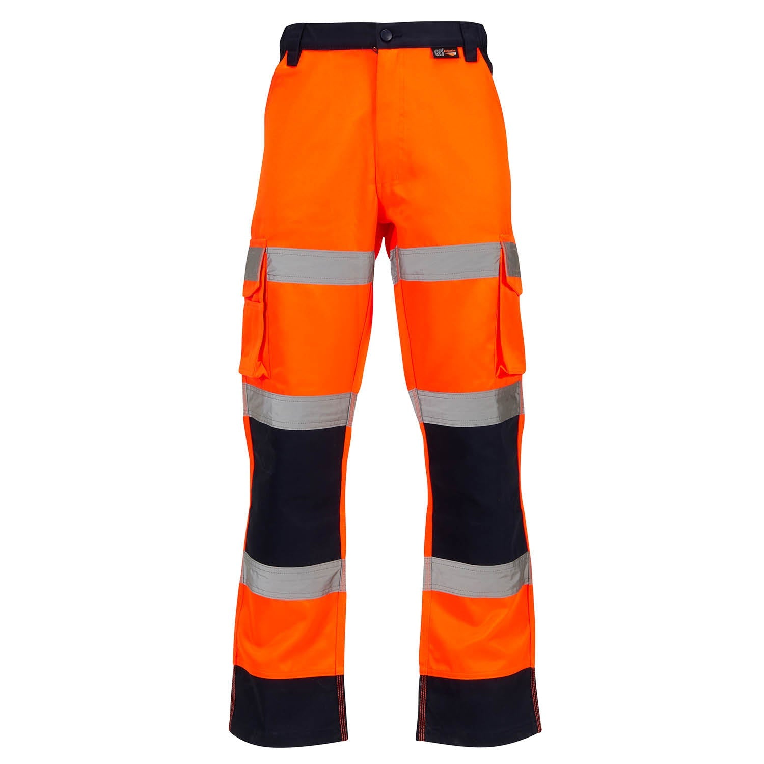 Supertouch Hi-Vis 2 Tone Orange Combat Trousers - Regular