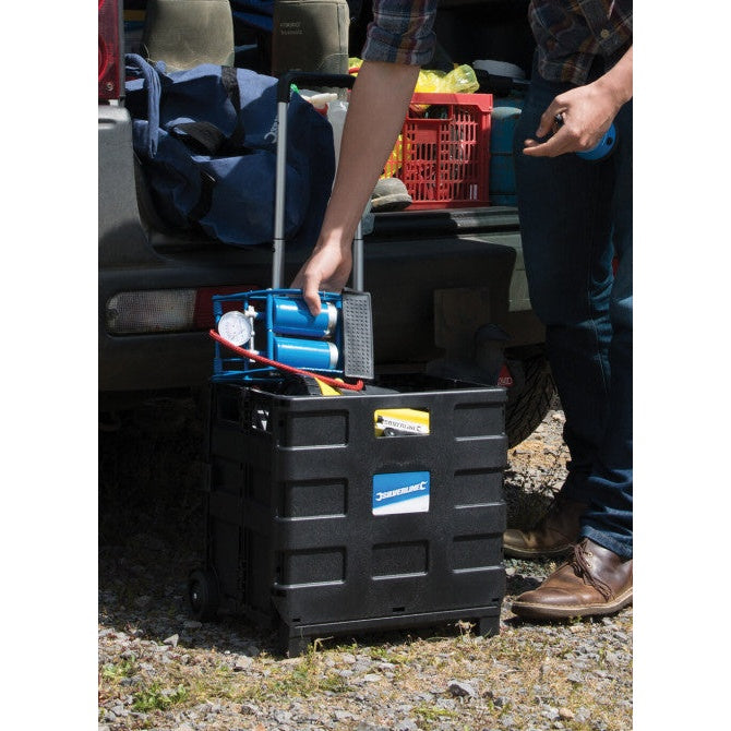 Silverline Folding Box Trolley