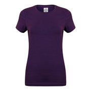 Sf Feel Good Women's Stretch T-Shirt - Deep Purple