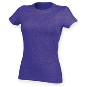 Sf Feel Good Women's Stretch T-Shirt - Heather Purple