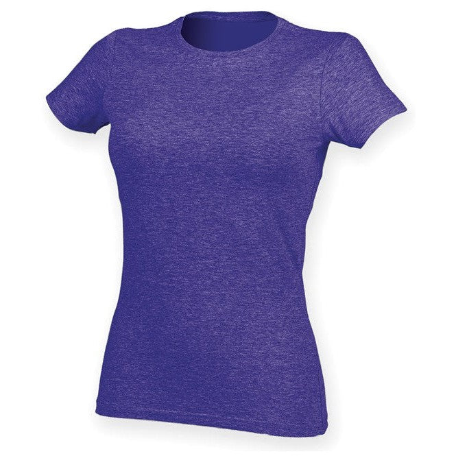 Sf Feel Good Women's Stretch T-Shirt - Heather Purple