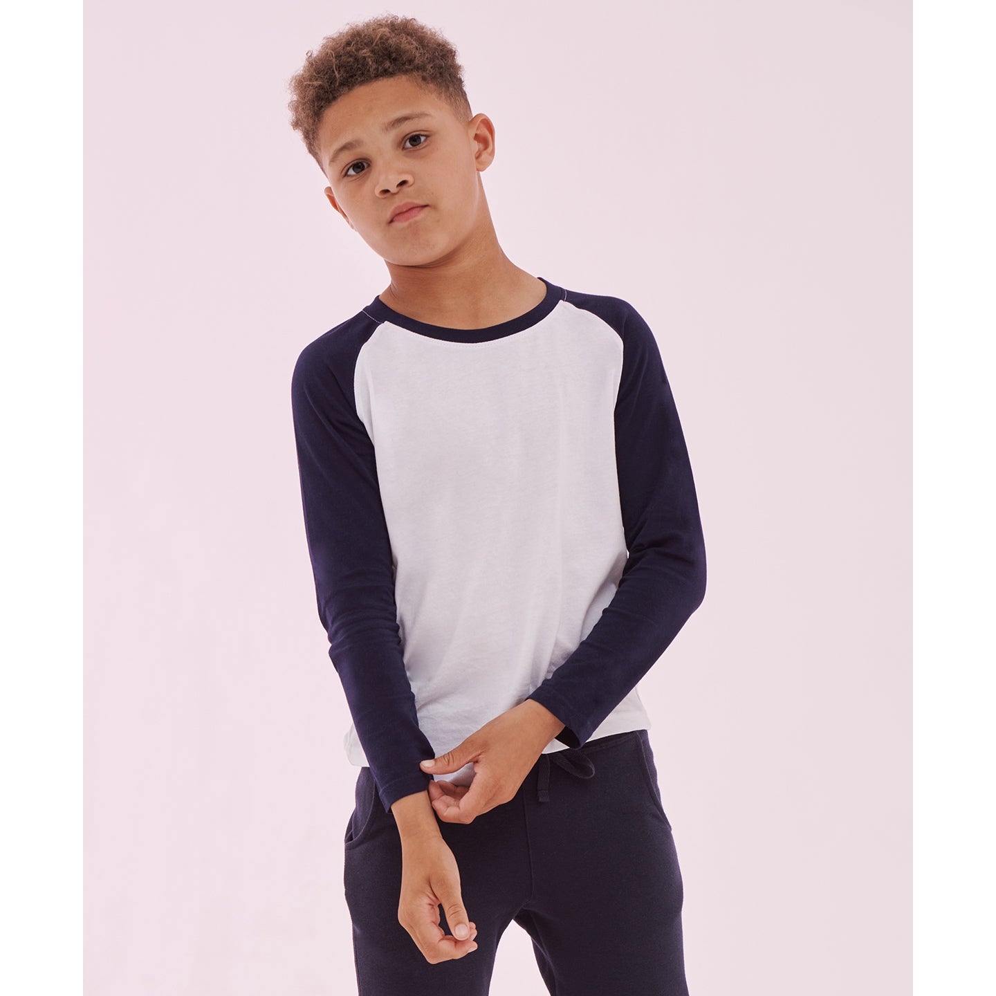 Sf Minni Kids Long Sleeve Baseball T