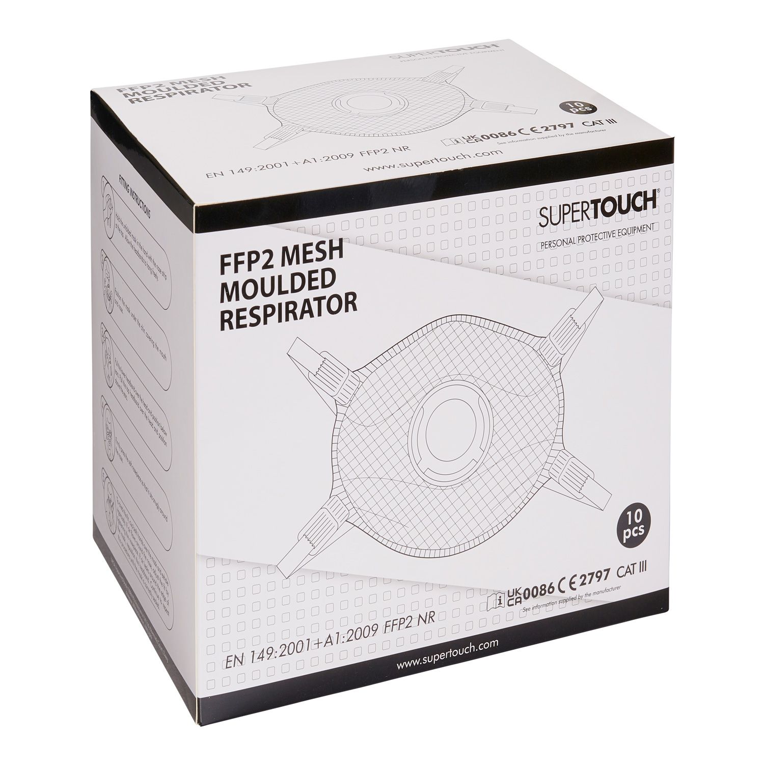 Supertouch FFP2 Moulded Mesh Mask