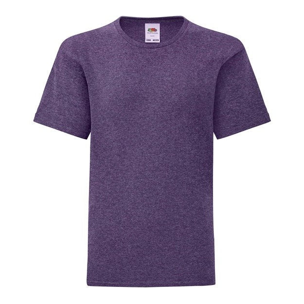 Fruit Of The Loom Kids Iconic 150 T - Heather Purple