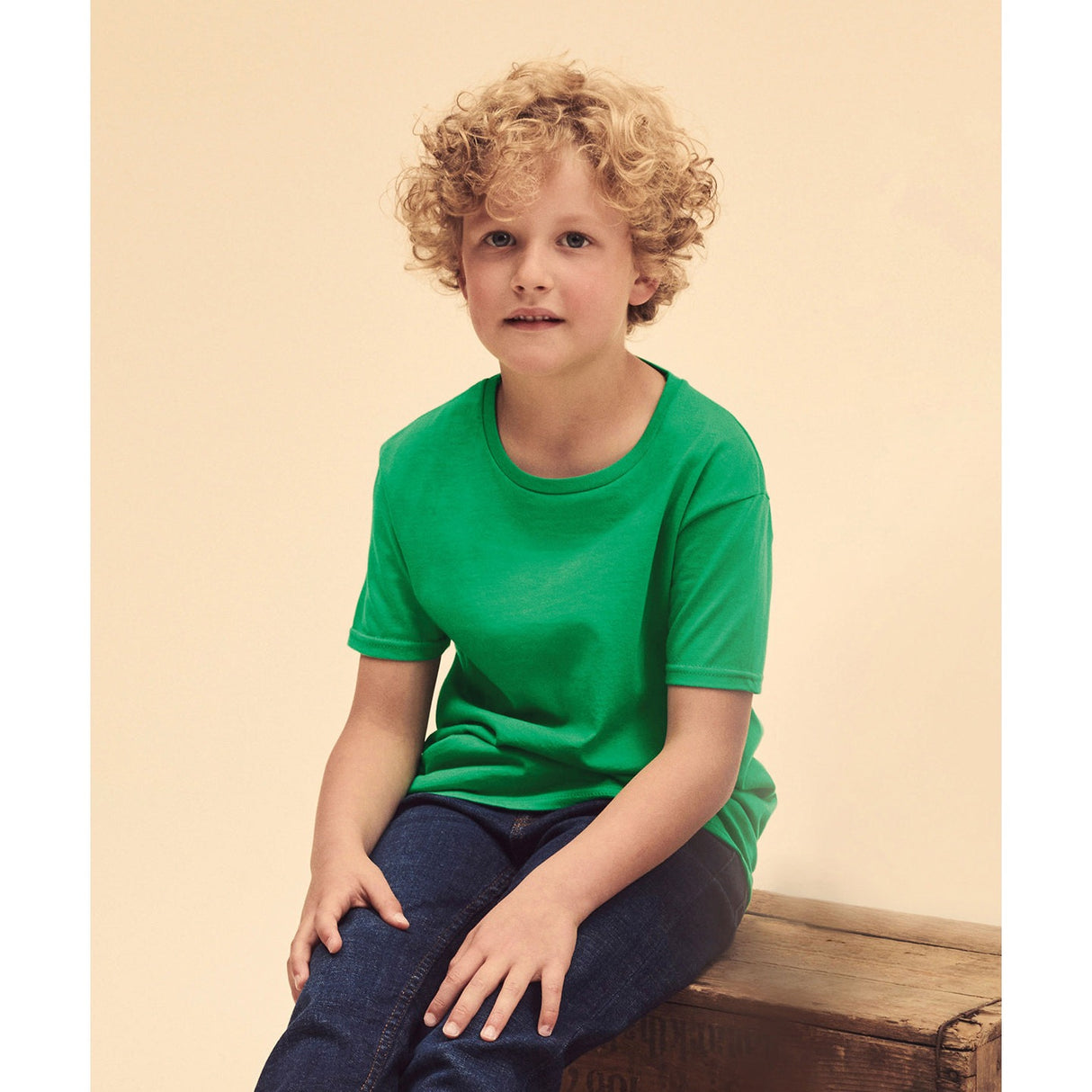 Fruit Of The Loom Kids Iconic 150 T - Kelly Green