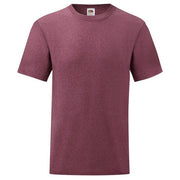 Fruit Of The Loom Valueweight T - Heather Burgundy