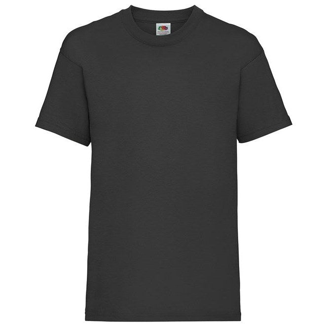 Fruit Of The Loom Kids Valueweight T - Black