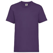 Fruit Of The Loom Kids Valueweight T - Purple