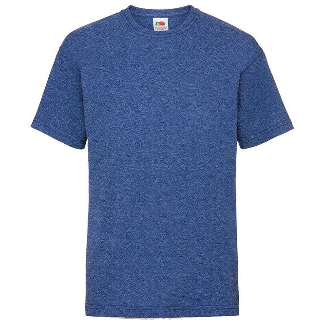 Fruit Of The Loom Kids Valueweight T - Retro Heather Royal