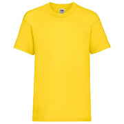 Fruit Of The Loom Kids Valueweight T - Yellow