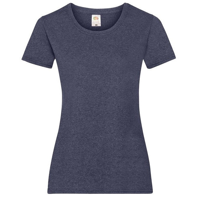 Fruit Of The Loom Women's Valueweight T - Vintage Heather Navy