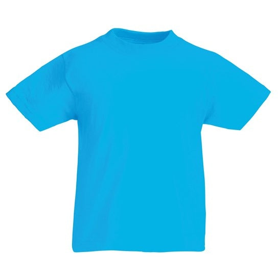 Fruit Of The Loom Kids Original T - Azure Blue