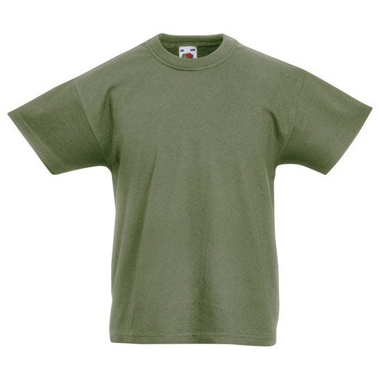 Fruit Of The Loom Kids Original T - Classic Olive