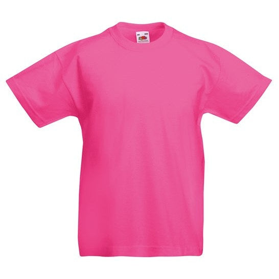 Fruit Of The Loom Kids Original T - Fuchsia