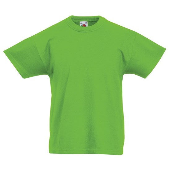 Fruit Of The Loom Kids Original T - Lime