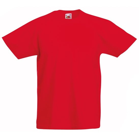 Fruit Of The Loom Kids Original T - Red