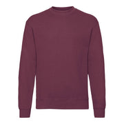 Fruit Of The Loom Classic 80/20 Set-In Sweatshirt - Burgundy*