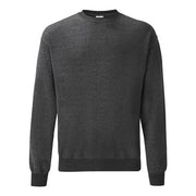 Fruit Of The Loom Classic 80/20 Set-In Sweatshirt - Dark Heather Grey