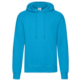 Fruit Of The Loom Classic 80/20 Hooded Sweatshirt - Azure Blue