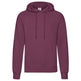 Fruit Of The Loom Classic 80/20 Hooded Sweatshirt - Burgundy*