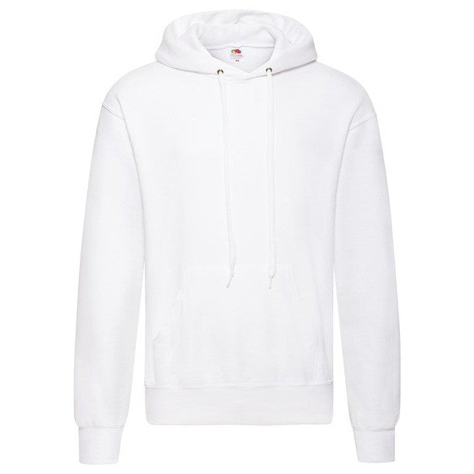 Fruit Of The Loom Classic 80/20 Hooded Sweatshirt - White*