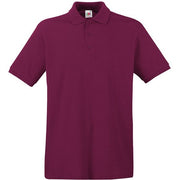 Fruit Of The Loom Premium Polo - Burgundy