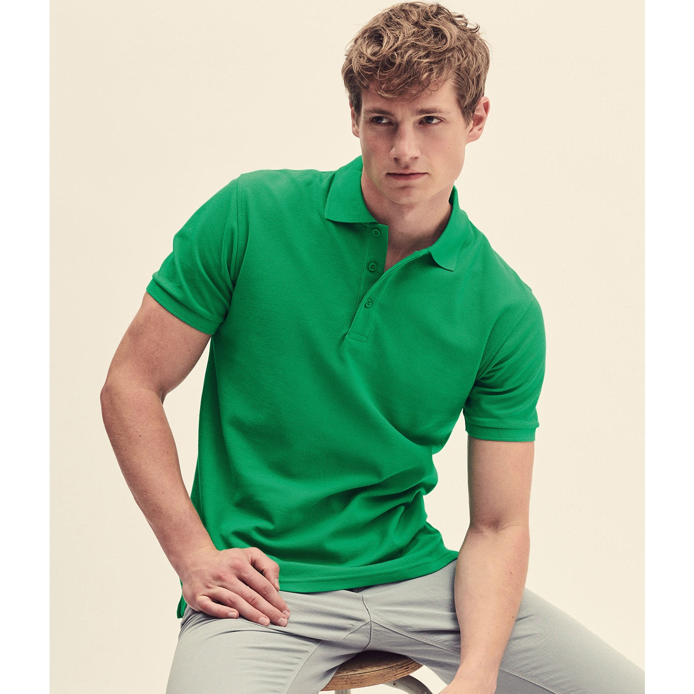 Fruit Of The Loom Premium Polo - Light Graphite