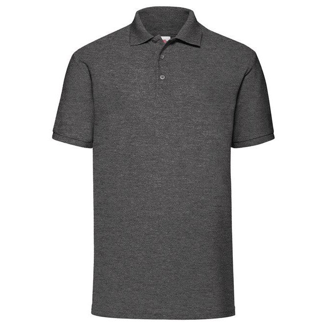 Fruit Of The Loom 65/35 Polo - Dark Heather Grey