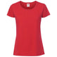 Fruit Of The Loom Women's Iconic 195 Ringspun Premium T-Shirt - Red