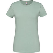 Fruit Of The Loom Women's Iconic 195 Ringspun Premium T-Shirt - Sage