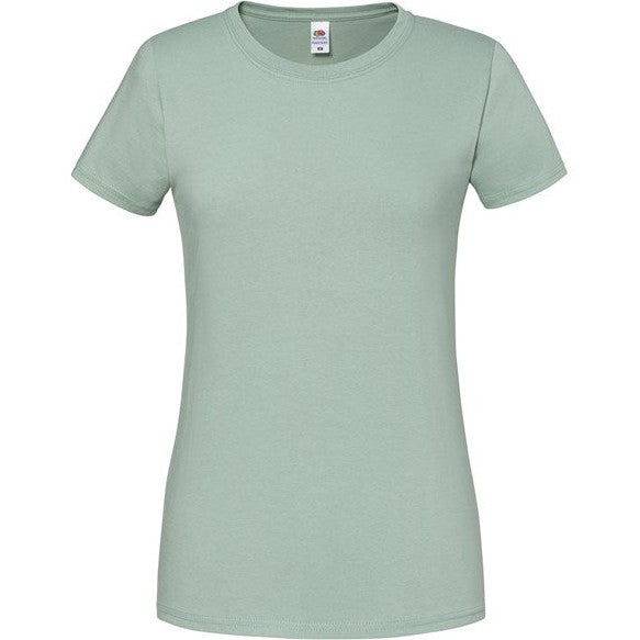 Fruit Of The Loom Women's Iconic 195 Ringspun Premium T-Shirt - Sage