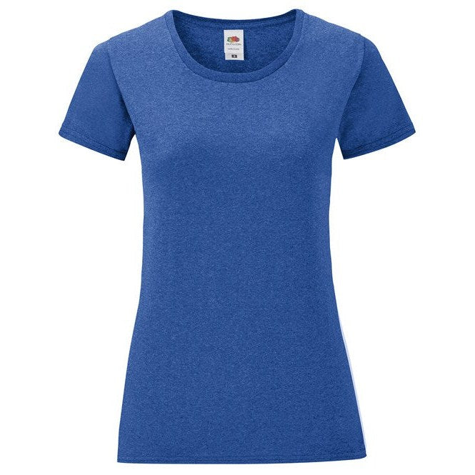 Fruit Of The Loom Women's Iconic T - Heather Royal