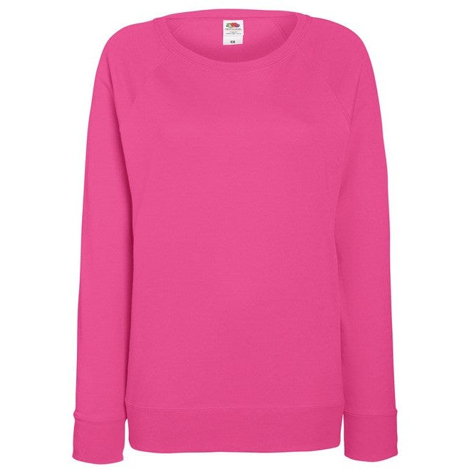 Fruit Of The Loom Women's Lightweight Raglan Sweatshirt
