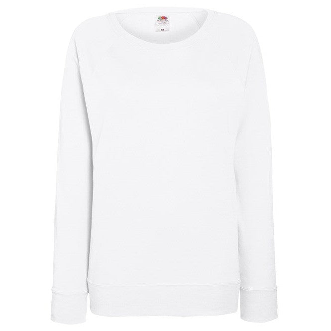 Fruit Of The Loom Women's Lightweight Raglan Sweatshirt