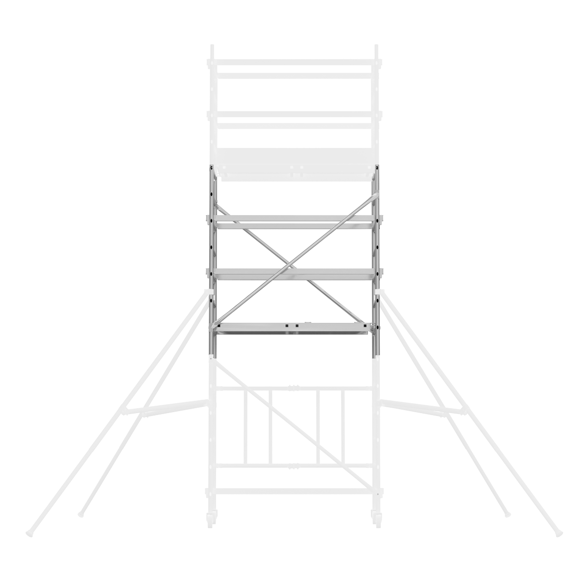 Sealey Platform Scaffold Tower Extension Pack 3 EN 1004-1