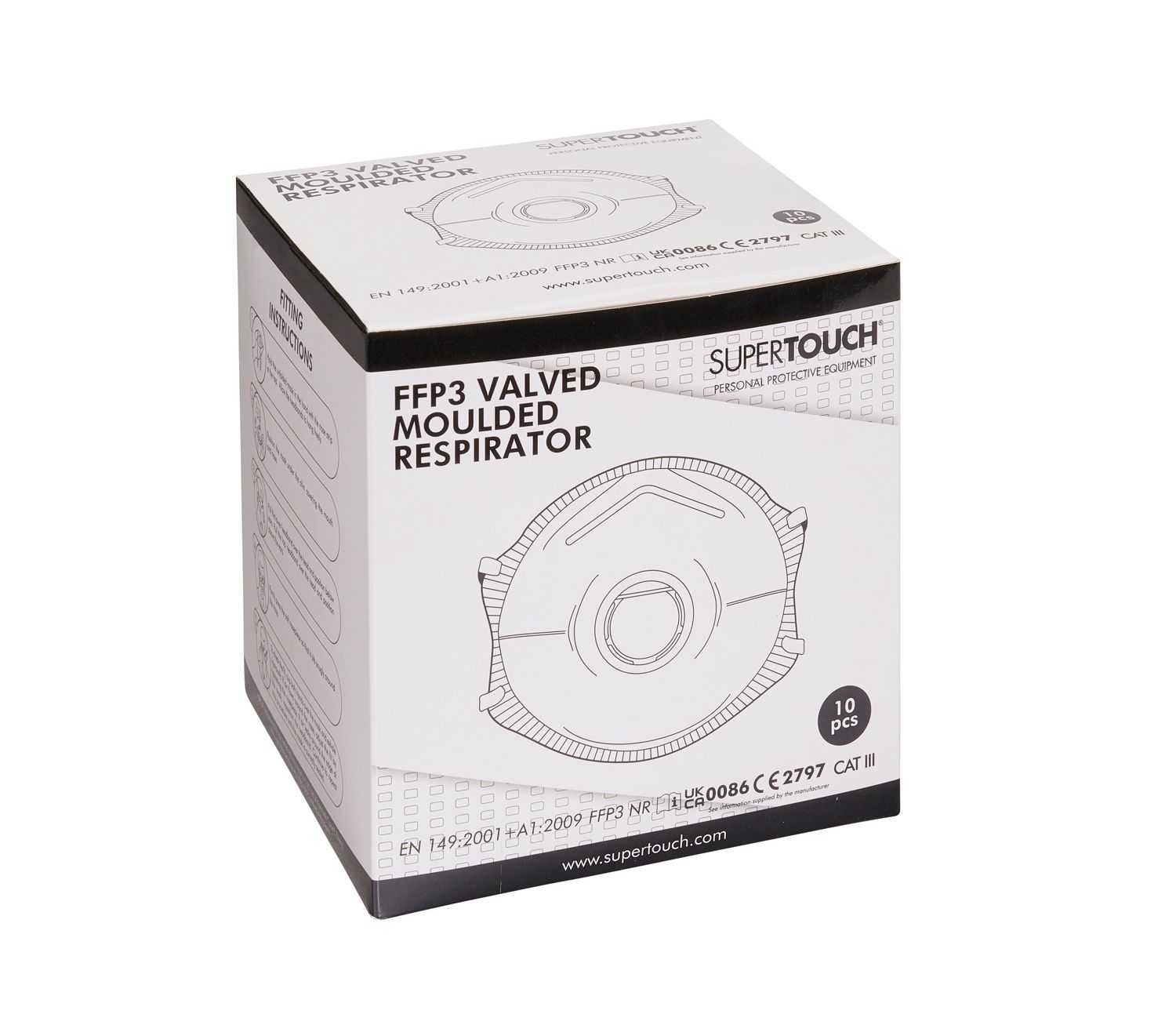 Supertouch FFP3 Valved Moulded Respirator