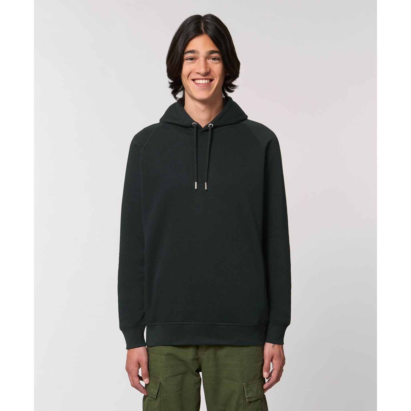 Stanley/Stella Sider Unisex Side Pocket Hoodie  (Stsu824) - Black
