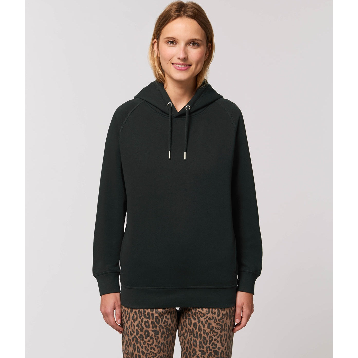 Stanley/Stella Sider Unisex Side Pocket Hoodie  (Stsu824) - Black
