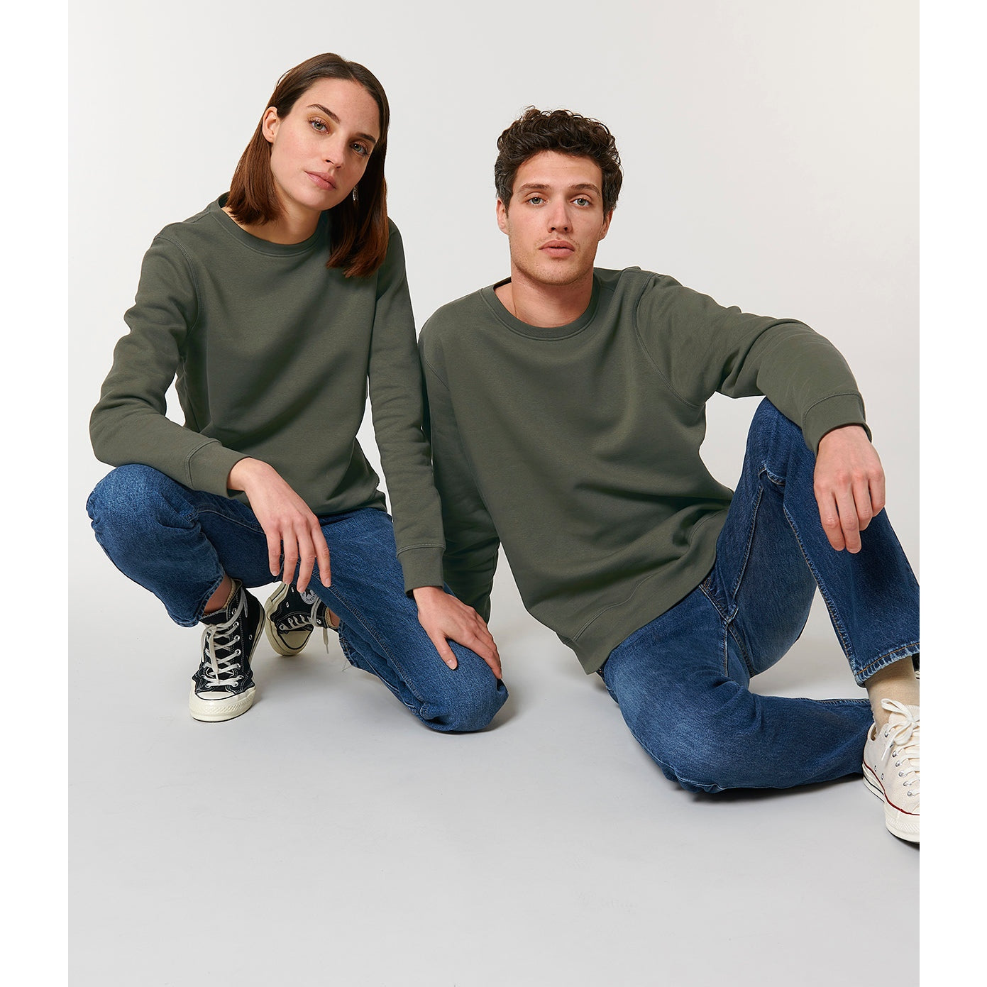 Stanley/Stella Roller Unisex Crew Neck Sweatshirt (Stsu868) - Khaki