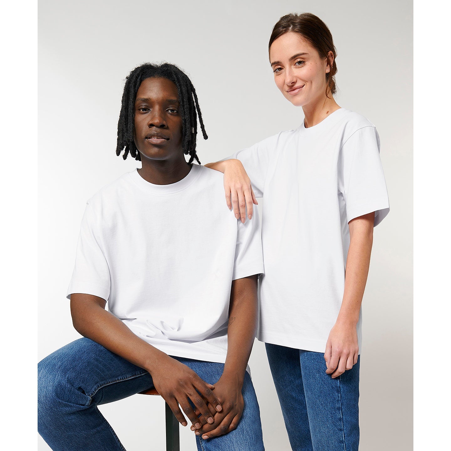 Stanley/Stella Freestyler Relaxed Heavy T-Shirt (Sttu788) - White