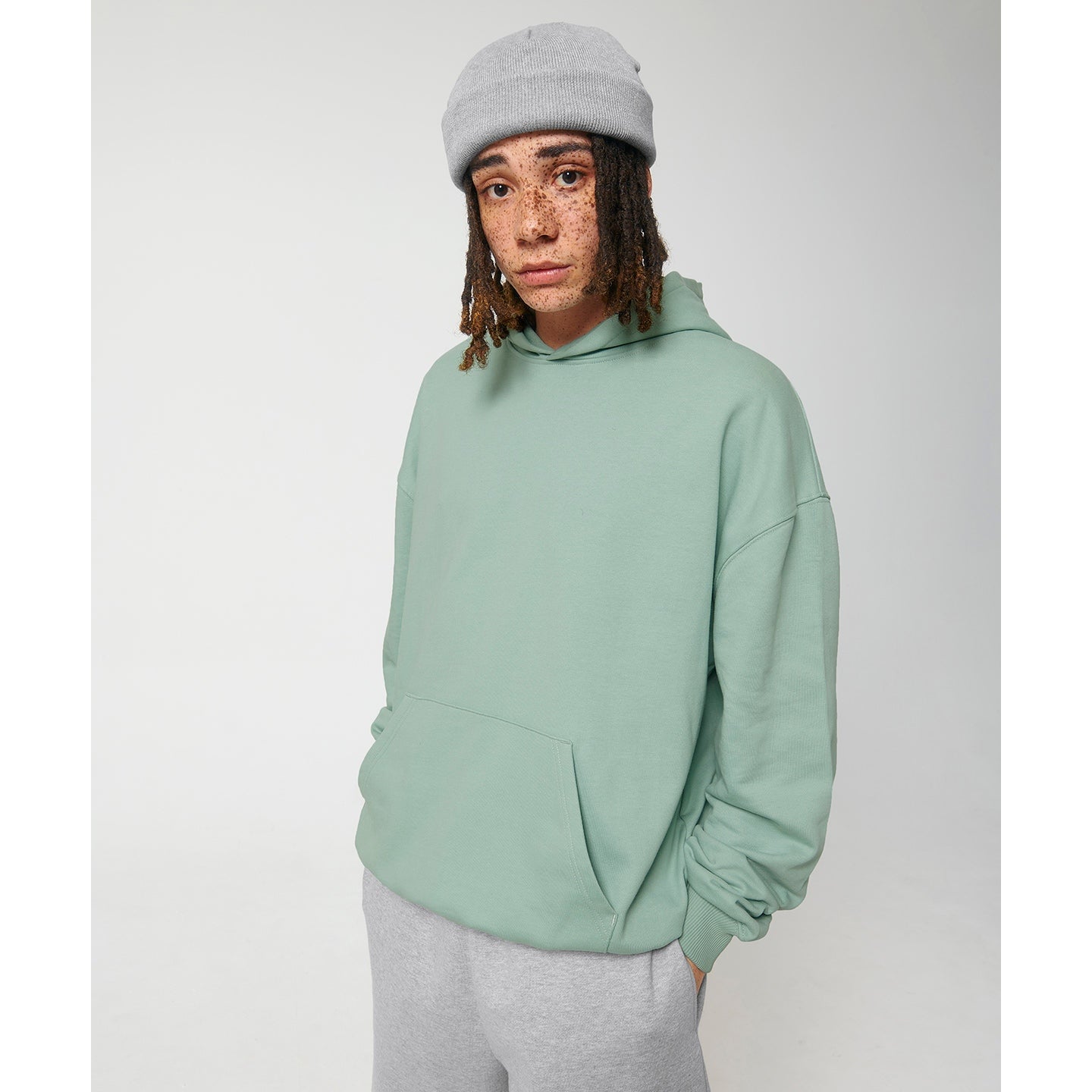 Stanley/Stella Unisex Cooper Dry Hoodie Sweatshirt (Stsu797) - Aloe