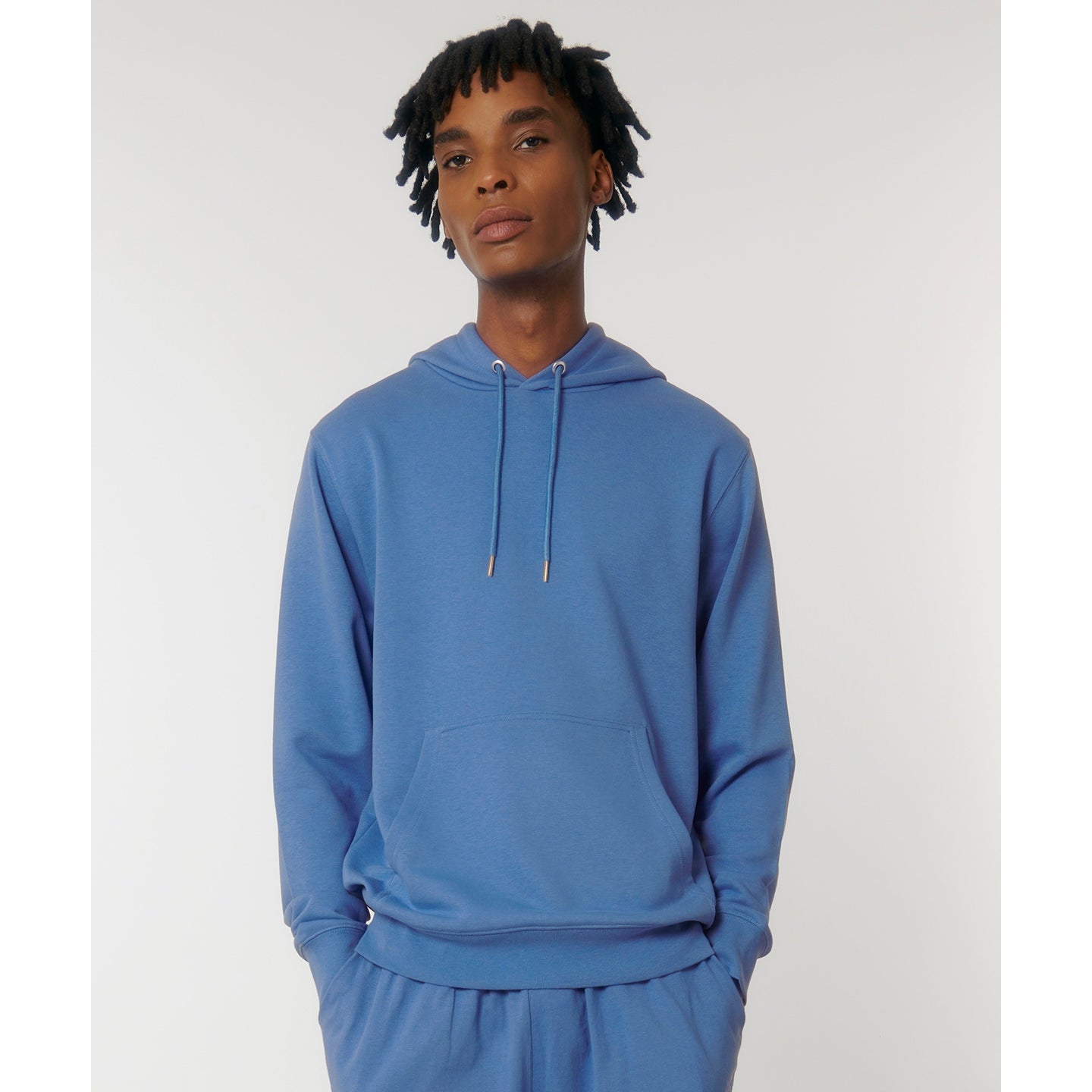 Stanley/Stella Unisex Archer Hoodie Sweatshirt (Stsu011) - Bright Blue