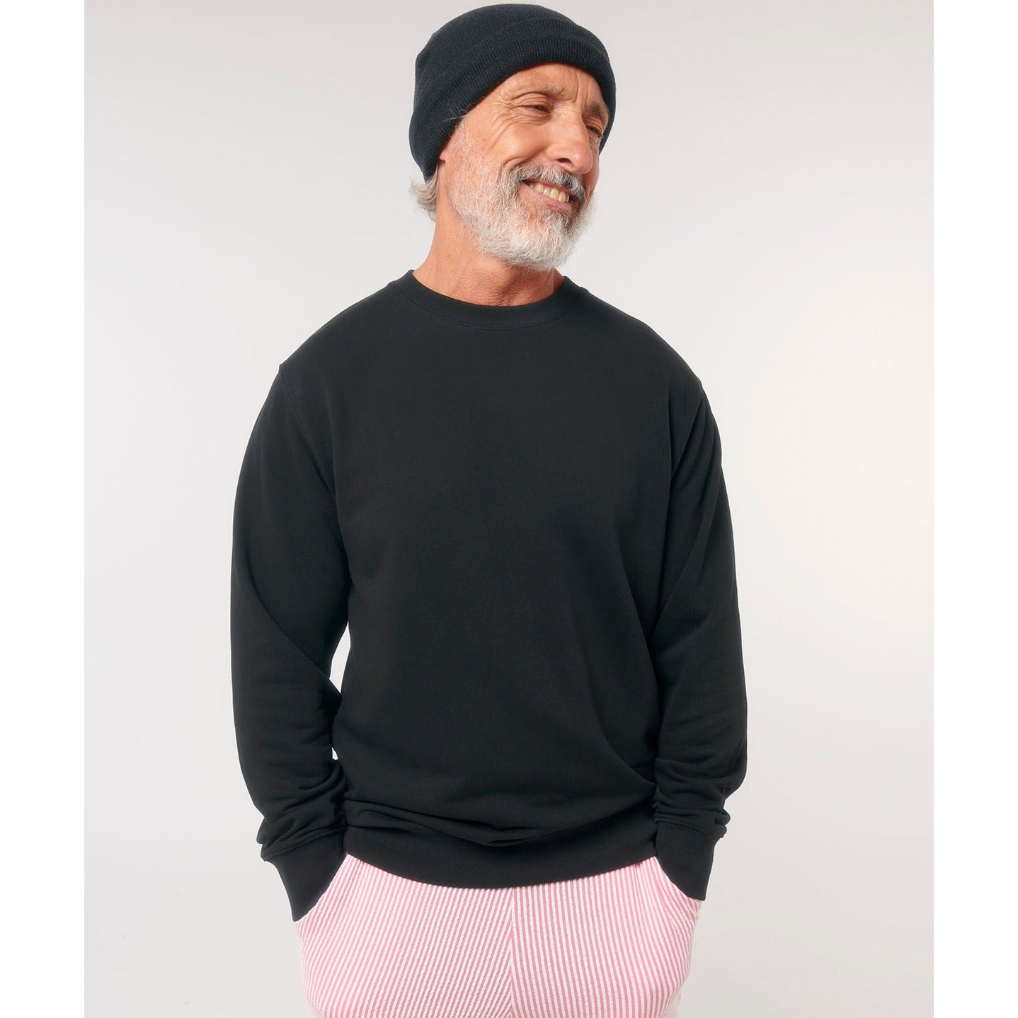 Stanley/Stella Unisex Matcher Sweatshirt (Stsu799) - Black