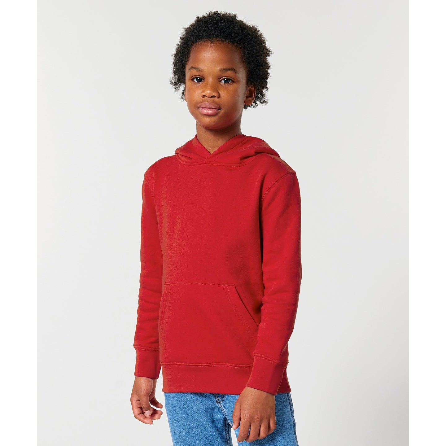 Stanley/Stella Kids Mini Cruiser 2.0 Iconic Hoodie Sweatshirt (Stsk180) - Red
