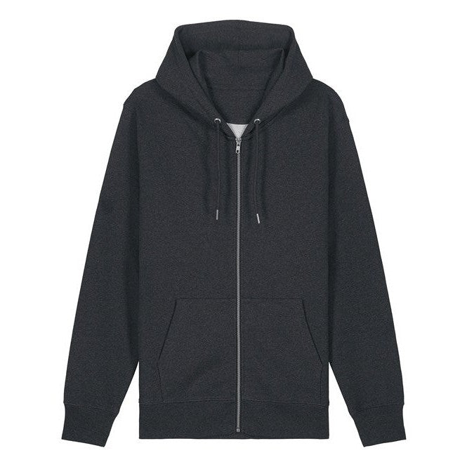 Stanley/Stella Unisex Cultivator 2.0 Iconic Zip-Thru Hoodie Sweatshirt (Stsu179) - Dark Heather Grey
