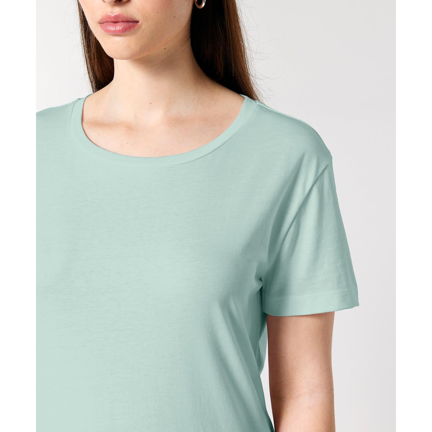 Stanley/Stella Women's Stella Serena Iconic Mid-Light T-Shirt (Sttw173) - Caribbean Blue