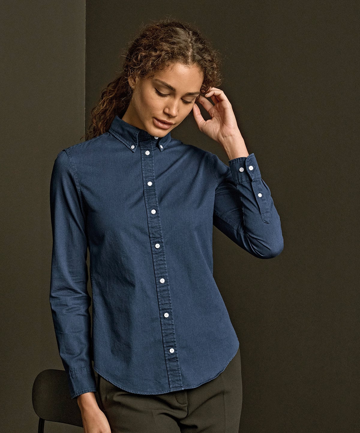 Tee Jays TJ038 Women’s Casual Twill Shirt (4003)