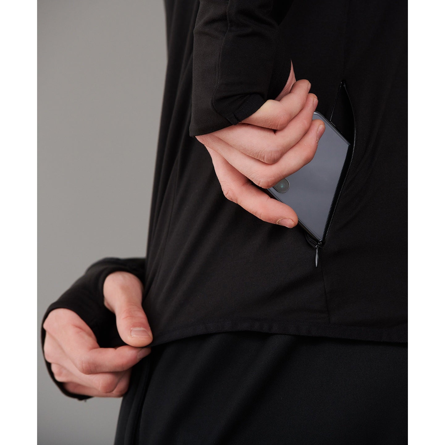 Tombo Long-Sleeved ¼ Zip Top